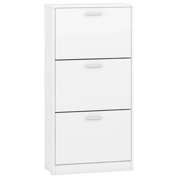 Обувной шкаф Magnus Brisbane 120 x 60.2 x 27.1см/ White/ White photo 1 Обувной шкаф Magnus Brisbane 120 x 60.2 x 27.1см/ White/ White photo 1