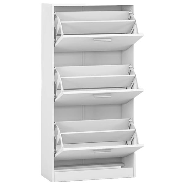 Обувной шкаф Magnus Brisbane 120 x 60.2 x 27.1см/ White/ White photo 2 Обувной шкаф Magnus Brisbane 120 x 60.2 x 27.1см/ White/ White photo 2