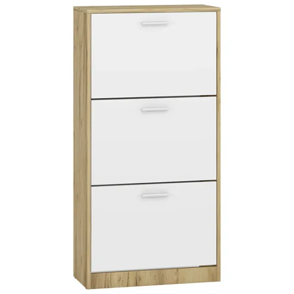 Dulap pentru încălțăminte Magnus Brisbane 120 x 60.2 x 27.1/ Stejar Craft Auriu/ Stejar Craft Auriu photo 1 Dulap pentru încălțăminte Magnus Brisbane 120 x 60.2 x 27.1/ Stejar Craft Auriu/ Stejar Craft Auriu photo 1