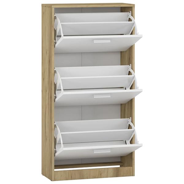 Dulap pentru încălțăminte Magnus Brisbane 120 x 60.2 x 27.1/ Stejar Craft Auriu/ Stejar Craft Auriu photo 2 Dulap pentru încălțăminte Magnus Brisbane 120 x 60.2 x 27.1/ Stejar Craft Auriu/ Stejar Craft Auriu photo 2