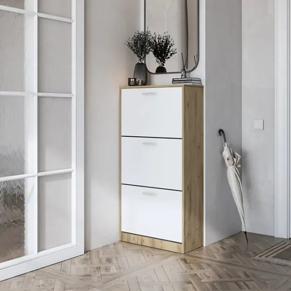Dulap pentru încălțăminte Magnus Brisbane 120 x 60.2 x 27.1/ Stejar Craft Auriu/ Stejar Craft Auriu photo 4 Dulap pentru încălțăminte Magnus Brisbane 120 x 60.2 x 27.1/ Stejar Craft Auriu/ Stejar Craft Auriu photo 4