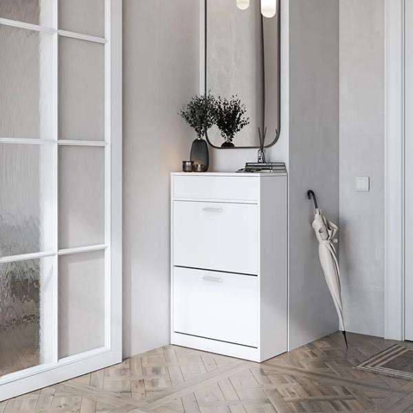 Обувной шкаф Magnus Sydney 97 x 60.2 x 27.2см/ White/ White photo 4