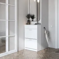 Обувной шкаф Magnus Sydney 97 x 60.2 x 27.2см/ White/ White photo 4