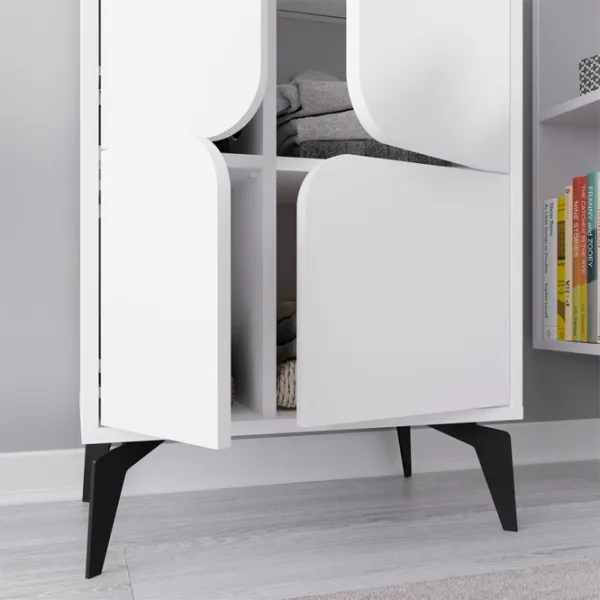 Dulap Showdeko Spark 60 x 35.6 x 151 / PAL / White photo 5 Dulap Showdeko Spark 60 x 35.6 x 151 / PAL / White photo 5
