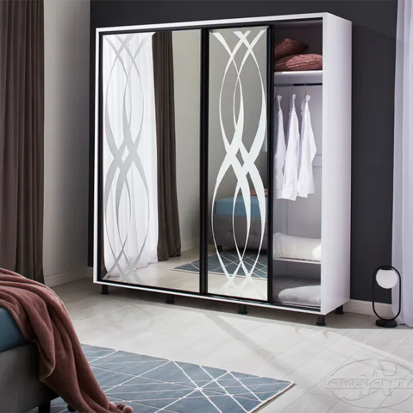 Dulap Ambianta Tango 160 x 58 x 224 / PAL / White photo 3 Dulap Ambianta Tango 160 x 58 x 224 / PAL / White photo 3