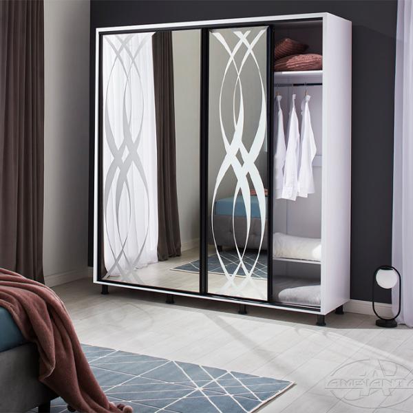 Dulap Ambianta Tango 160 x 58 x 224 / PAL / White photo 3 Dulap Ambianta Tango 160 x 58 x 224 / PAL / White photo 3