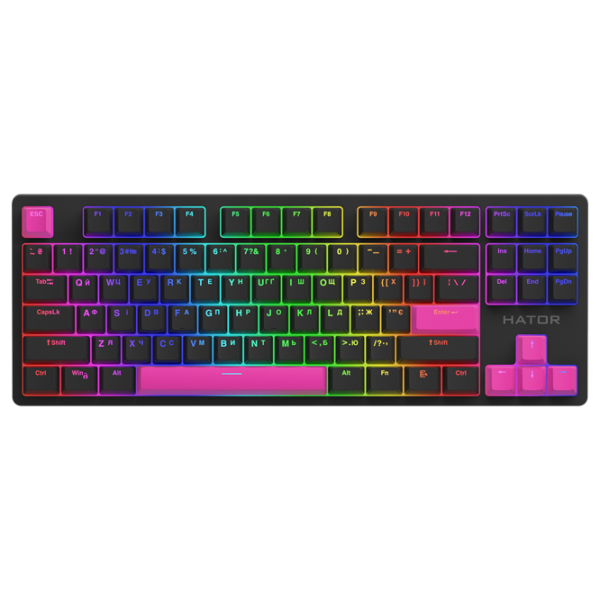 Аксессуары для клавиатуры Hator Knockout Pink PBT Blue photo 2