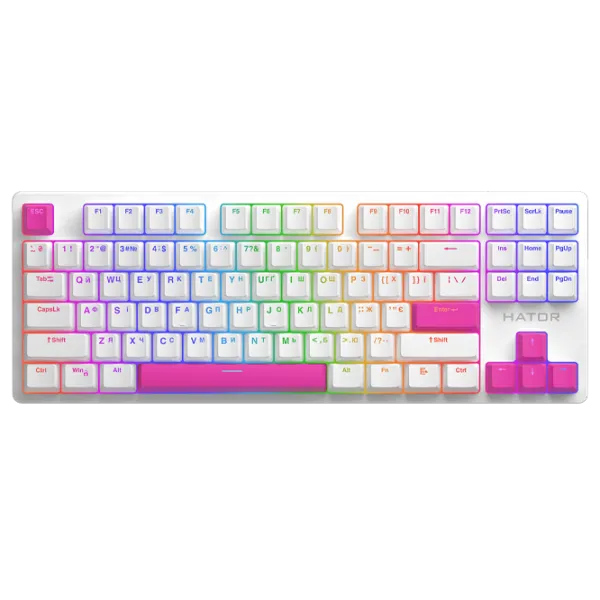 Аксессуары для клавиатуры Hator Knockout Pink PBT Blue photo 3
