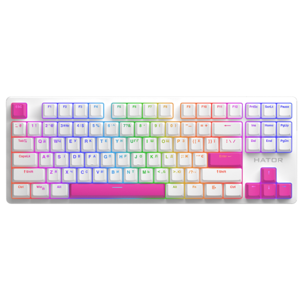 Аксессуары для клавиатуры Hator Knockout Pink PBT Blue photo 3