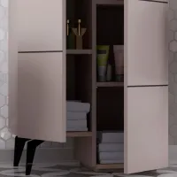 Шкаф Showdeko Stair Multipurpose Cabinet 62.2 x 37.4см x 156 / ЛДСП / Мокка photo 2