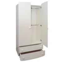 Dulap Veres №1 85 x 48.6 x 187 / DSP / White photo 3
