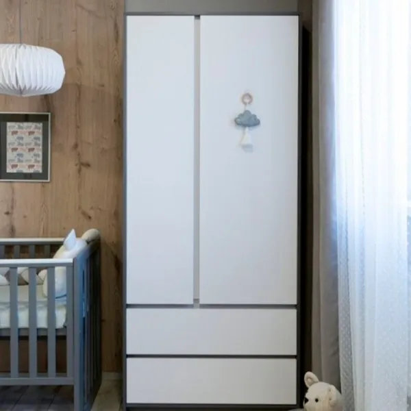 Шкаф Veres Bern 90 x 50.3см x 207.1 / ДСП / Серый photo 4