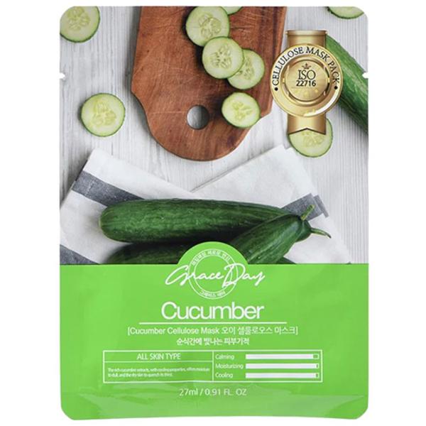 Медицинская маска Grace Day Cucumber Маска/ Все типы photo 1