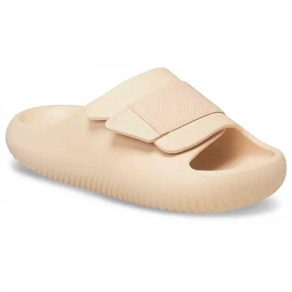 Saboți pentru femei Crocs Mellow Luxe Recovery Slide 41 - 42/ Beige photo 2