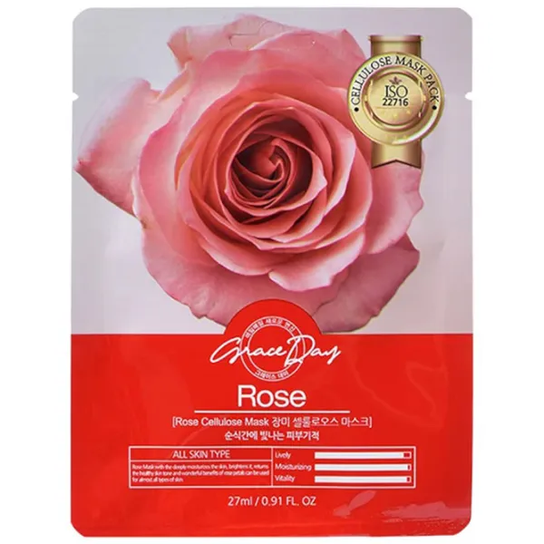Медицинская маска Grace Day Rose Маска/ Все типы photo 1