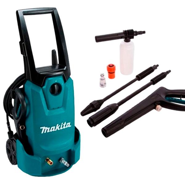 Maşină de curăţat cu presiune Makita HW1200 1800 W/ Blue photo 3