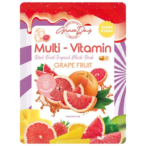 Медицинская маска Grace Day Multi-vitamin Grapefruit Маска/ Все типы photo 1