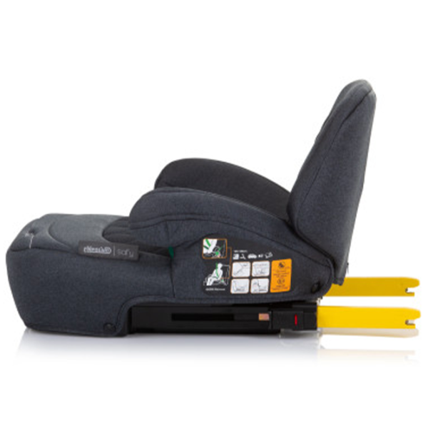 Детское автокресло Chipolino ISOFIX SAFY  6 лет - 11 лет / 36 кг / Гранит photo 3 Детское автокресло Chipolino ISOFIX SAFY  6 лет - 11 лет / 36 кг / Гранит photo 3