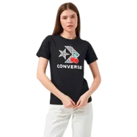 Футболка для женщин Converse Cherry Star Chevron Infill Tee 100% хлопок/ Black