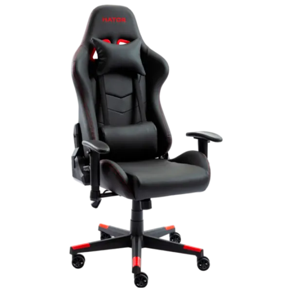Scaun Gaming Hator Sport Light Red Black photo 1