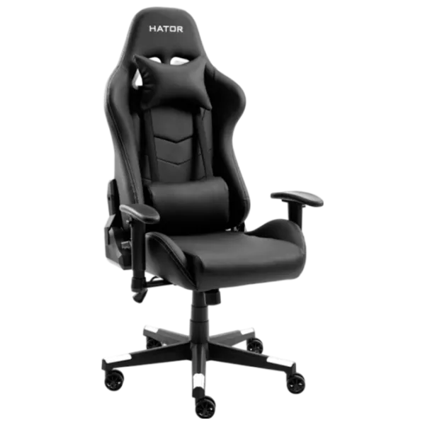 Scaun Gaming Hator Sport Light White Black photo 1