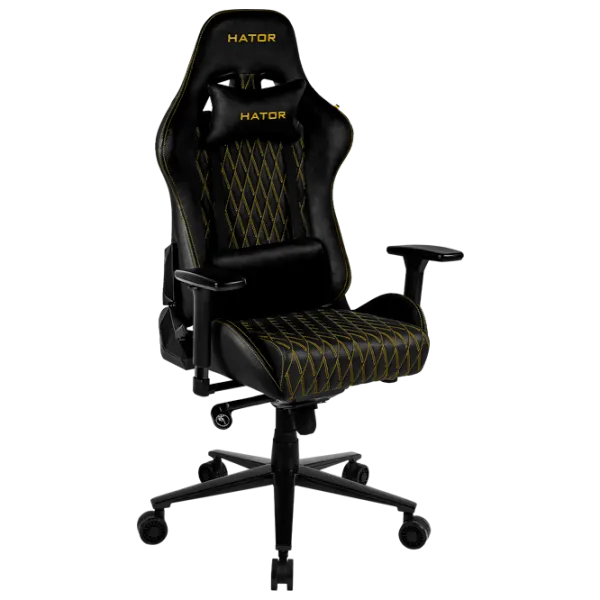 Игровое кресло Hator Darkside PRO Желтый Black photo 1