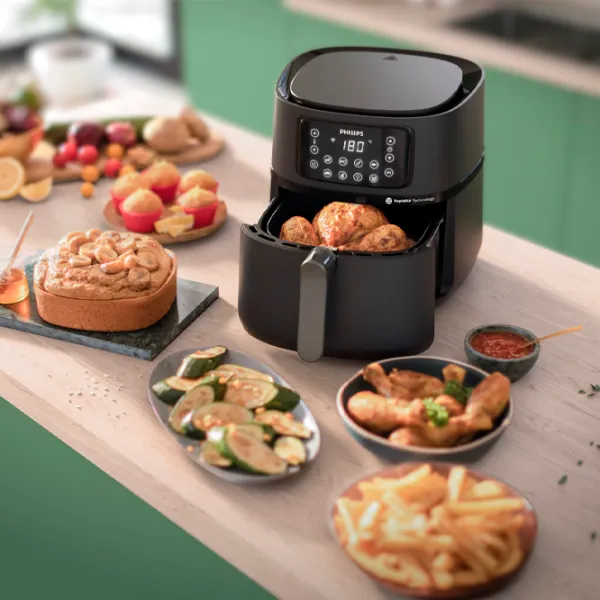 Friteuză-cuptor Philips HD9285/ 90 2000 W/ Black photo 5 Friteuză-cuptor Philips HD9285/ 90 2000 W/ Black photo 5