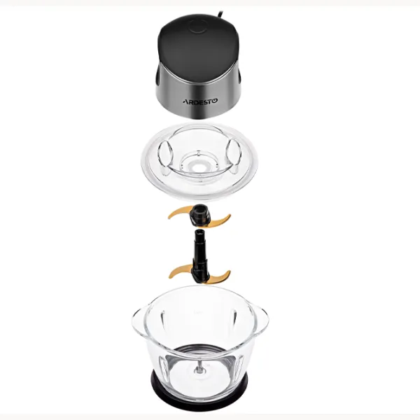 Aparat de mărunţit Ardesto CHK-4001BR 1 l / 400 W / Inox photo 2