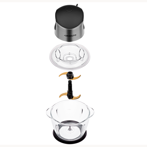 Aparat de mărunţit Ardesto CHK-4001BR 1 l / 400 W / Inox photo 2