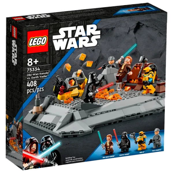 Constructor LEGO Obi-Wan Kenobi vs. Darth Vader Scenă din film/ Multicolor photo 1