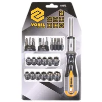 Отвертка с насадками и битами Vorel 60975 1/ 4"