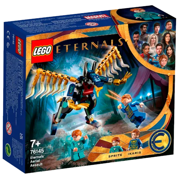 Constructor LEGO Eternals’ Aerial Assault Scenă din film/ Multicolor photo 1
