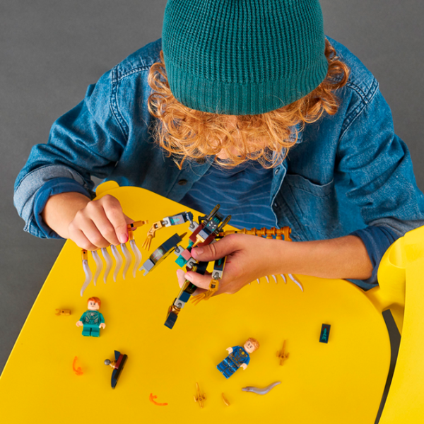 Constructor LEGO Eternals’ Aerial Assault Scenă din film/ Multicolor photo 10