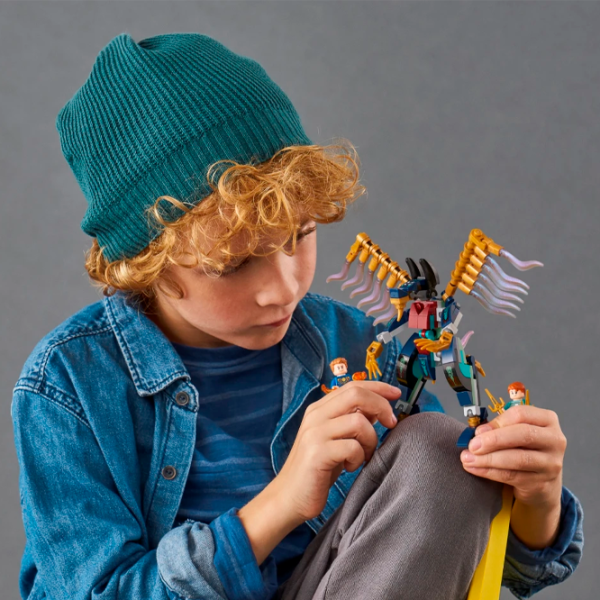 Constructor LEGO Eternals’ Aerial Assault Scenă din film/ Multicolor photo 11