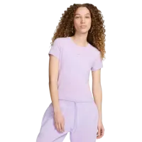 Tricou pentru femei Nike W Nsw Nk Chll Knt Md Crp 46% bumbac/ Purple