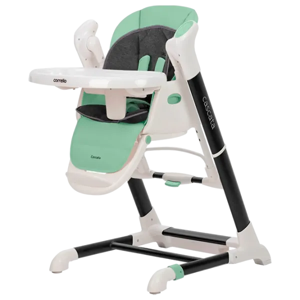Стульчик для кормления Carrello Cascata (CRL-10303/1) / 0 месяцев / Tropical Green  photo 1 Стульчик для кормления Carrello Cascata (CRL-10303/1) / 0 месяцев / Tropical Green  photo 1