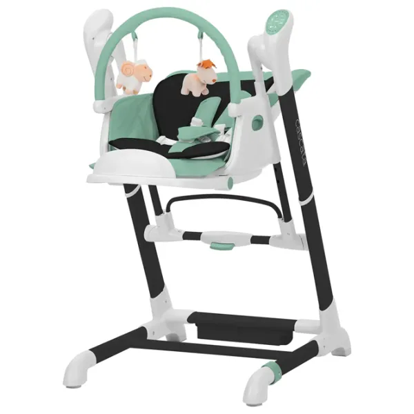 Стульчик для кормления Carrello Cascata (CRL-10303/1) / 0 месяцев / Tropical Green  photo 3 Стульчик для кормления Carrello Cascata (CRL-10303/1) / 0 месяцев / Tropical Green  photo 3