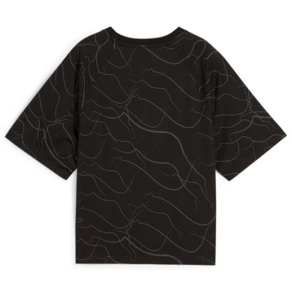 Tricou pentru femei Puma Motion Aop Tee 100% bumbac/ Black photo 2