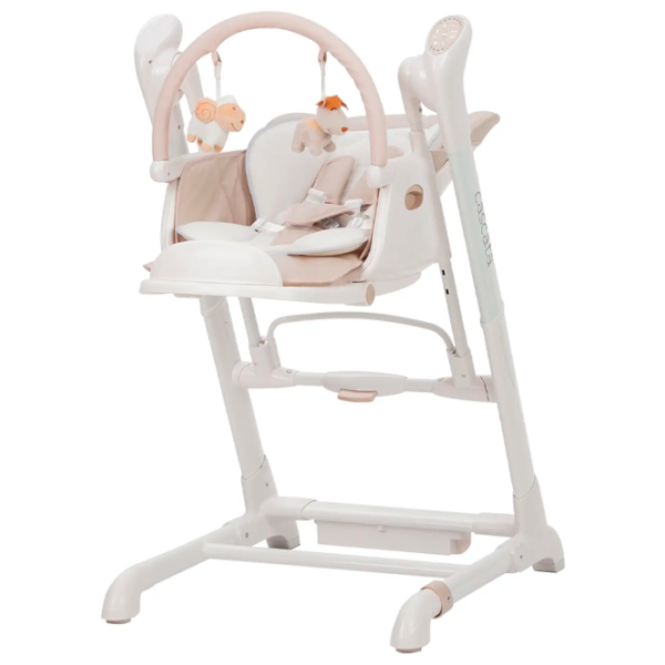 Scaun de masă Carrello Cascata (CRL-10303/1) / 0 luni / Crem Beige  photo 3 Scaun de masă Carrello Cascata (CRL-10303/1) / 0 luni / Crem Beige  photo 3