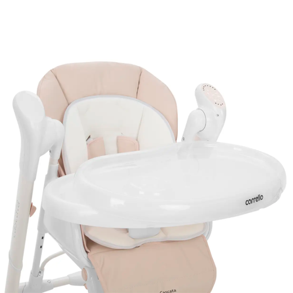 Scaun de masă Carrello Cascata (CRL-10303/1) / 0 luni / Crem Beige  photo 5 Scaun de masă Carrello Cascata (CRL-10303/1) / 0 luni / Crem Beige  photo 5