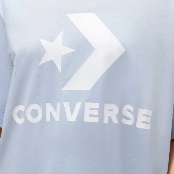 Футболка для женщин Converse Go-To Star Chevron 100% хлопок/ Небесно Голубой photo 4 Футболка для женщин Converse Go-To Star Chevron 100% хлопок/ Небесно Голубой photo 4