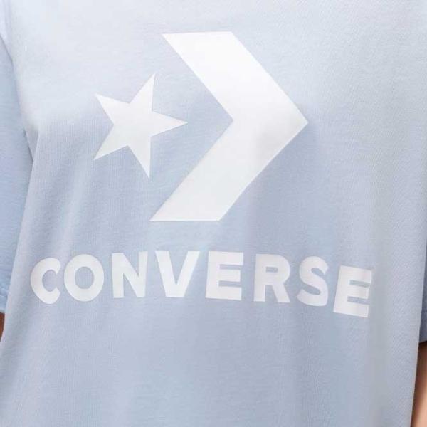 Tricou pentru femei Converse Go-To Star Chevron 100% bumbac/ Sierra Blue photo 4