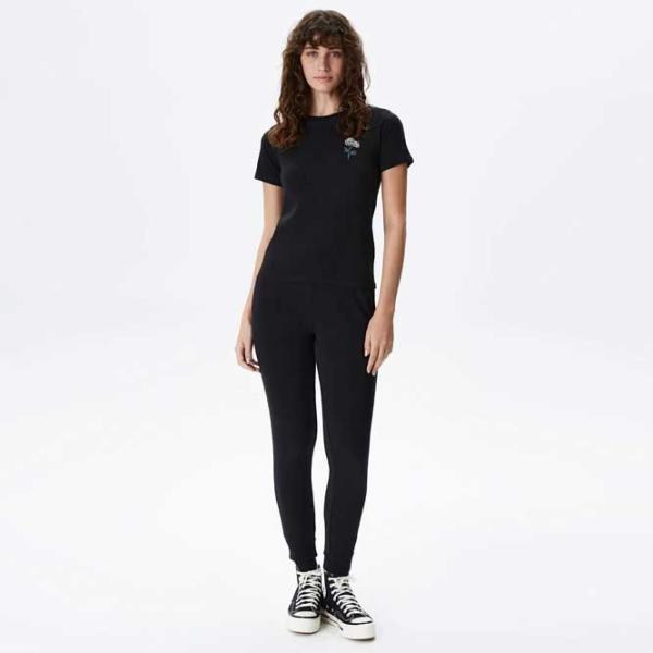 Футболка для женщин Converse Spring Blooms Flower Tee 100% хлопок/ Black photo 3 Футболка для женщин Converse Spring Blooms Flower Tee 100% хлопок/ Black photo 3