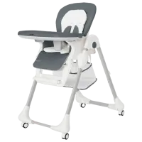 Стульчик для кормления Carrello Toffee (CRL-9502) / 6 месяцев / Space Grey 