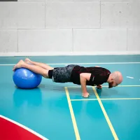 Fitball HMS YB01 65 cm/ Blue photo 5