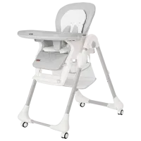 Стульчик для кормления Carrello Toffee (CRL-9502) / 6 месяцев / Пепельный 