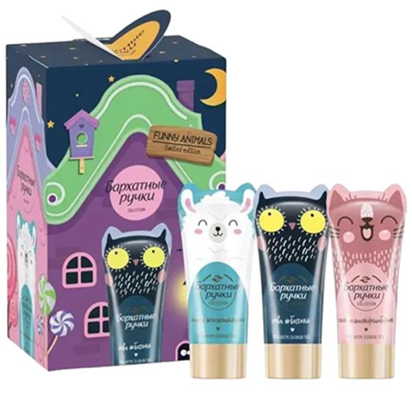 Creme de mâini Бархатные ручки Funny animals 45 ml/ Toate tipurile photo 1