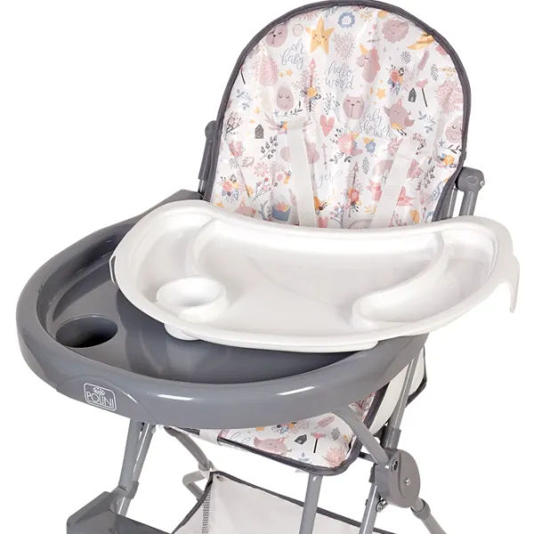 Scaun de masă Polini Kids Unicorn Hello baby () / 6 luni / Gray  photo 8 Scaun de masă Polini Kids Unicorn Hello baby () / 6 luni / Gray  photo 8