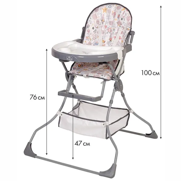 Scaun de masă Polini Kids Unicorn Hello baby () / 6 luni / Gray  photo 9 Scaun de masă Polini Kids Unicorn Hello baby () / 6 luni / Gray  photo 9