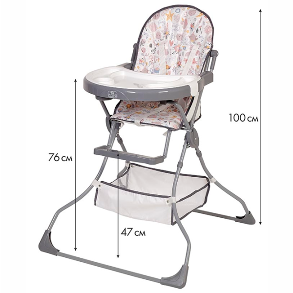 Scaun de masă Polini Kids Unicorn Hello baby () / 6 luni / Gray  photo 9 Scaun de masă Polini Kids Unicorn Hello baby () / 6 luni / Gray  photo 9